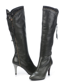 「미소페」 비딩 롱부츠 3-Image