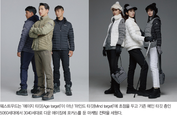 웨스트우드, 3040 휘몰이 <br>영층 겨냥, 다운 에이징 적중 3-Image