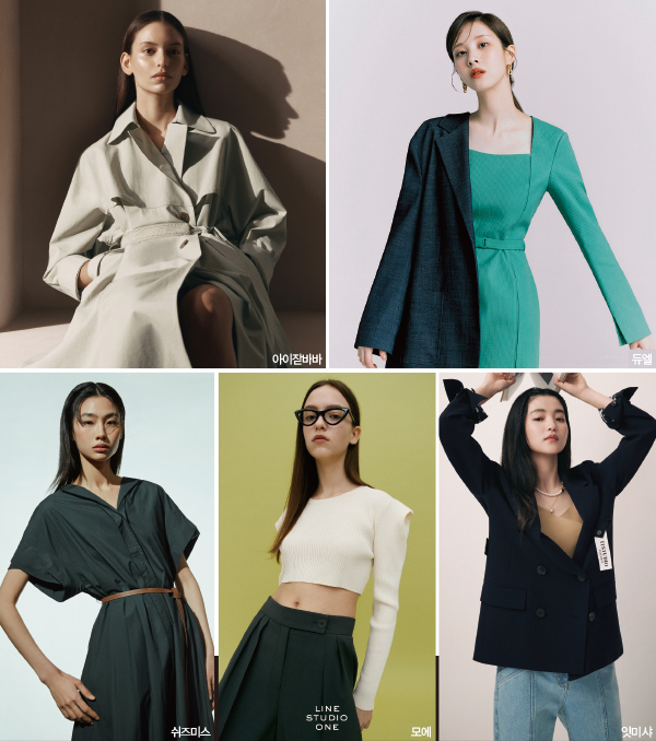 바바패션 · 대현 · 인동FN · 린컴퍼니 · 시선Int’l<br>여성복 리더 5, 이커머스 + MZ 승부 3-Image