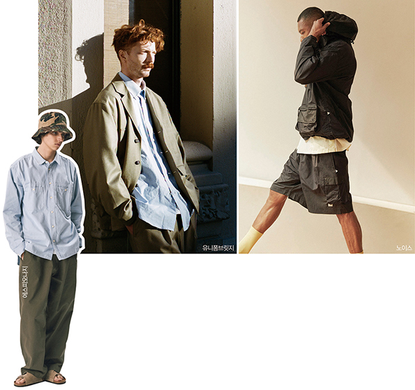 남성복 청량제 ‘워크웨어’ 상승세 에스피오나지 유니폼브릿지 볼디스트 노이... - 뉴스 썸네일 이미지