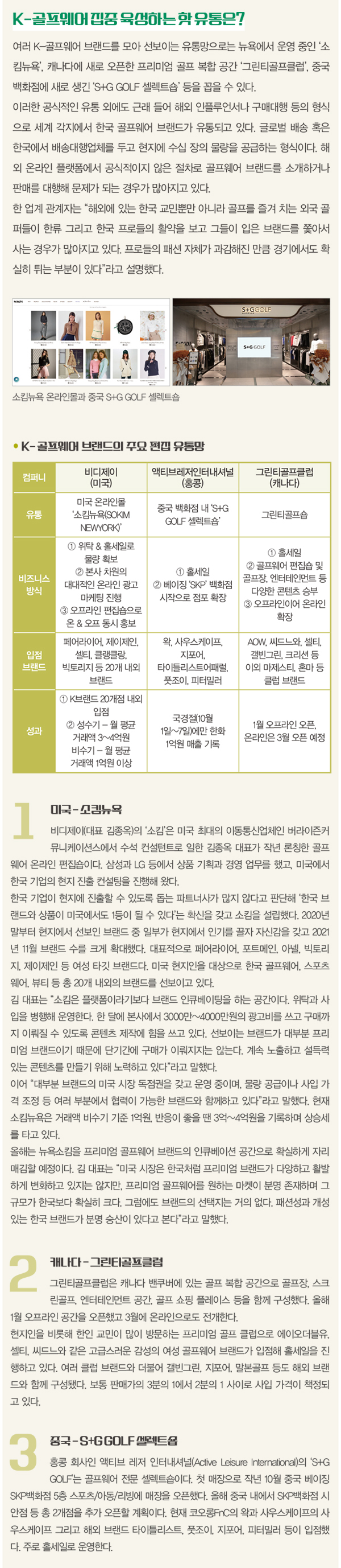 왁 ~ 어뉴, 해외 러브콜↑<br> 다이내믹 K-골프웨어, 이젠 세계 무대로 5821-Image