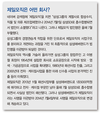 다시 제일모직 공개 의미는? 1270-Image