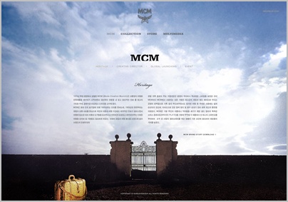 「MCM」 웹어워드코리아 대상 3-Image