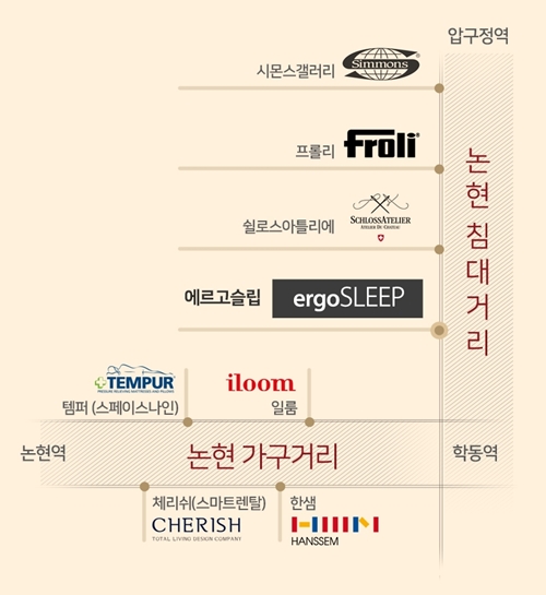 '논현동 침대거리' 급부상, 모션베드가 매출 견인 3-Image