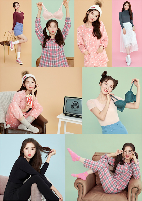 BYC, 상큼발랄 '아린'과 F/W 이너 화보 화제 742-Image