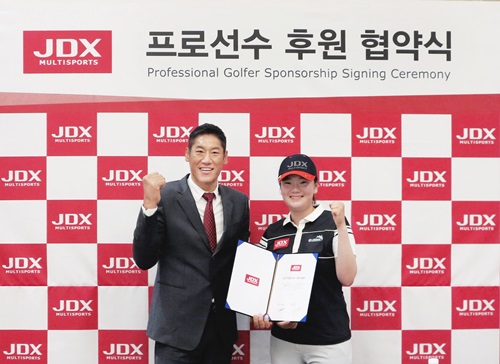 「JDX멀티스포츠」 LPGA '수퍼루키' 엔젤인 영입 3-Image