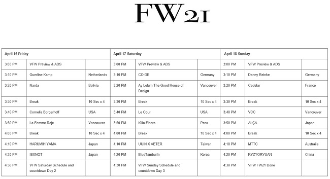 2021 F/W 밴쿠버패션위크, 디지털 런웨이 오늘 팡파르! 2723-Image