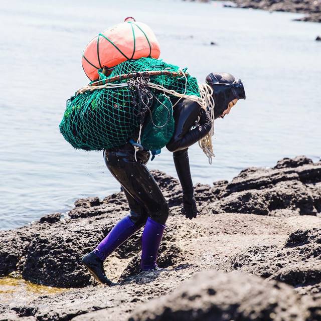 박린준 디자이너, 해녀들과 군소 활용 염색 협업 1502-Image