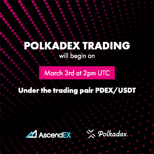 폴카덱스(Polkadex, PDEX), 글로벌 거래소 어센덱스 상장 71-Image