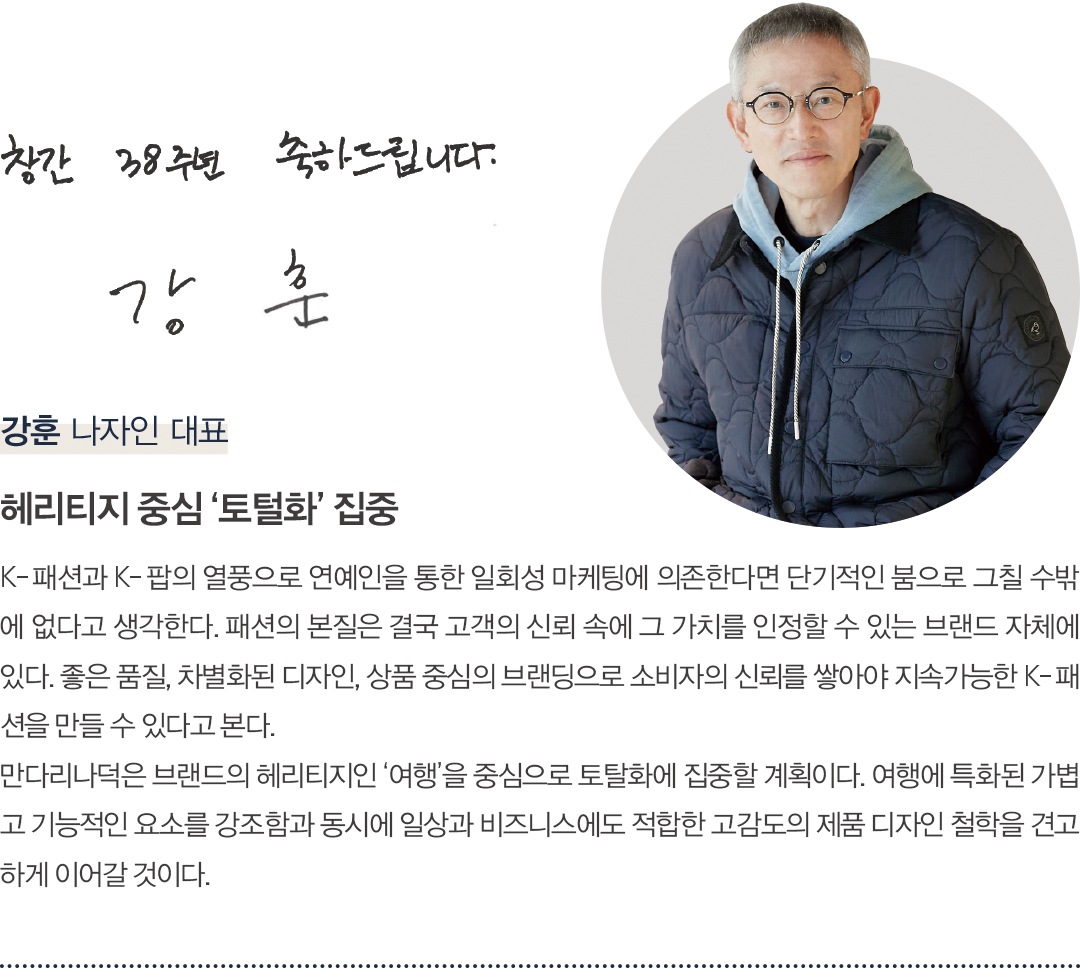 [창간 38주년 스페셜 인터뷰] 패션 리더 38人 “K-패션 넥스트 비전은?” 4100-Image