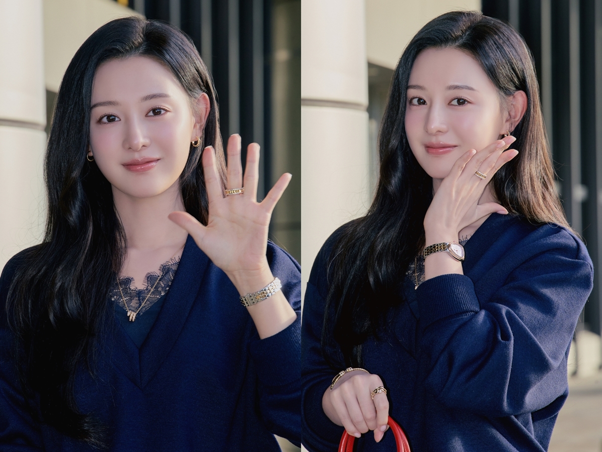 [공항패션] 김지원, 이목구비만큼 화려한 ‘불가리’ 풀착 3-Image