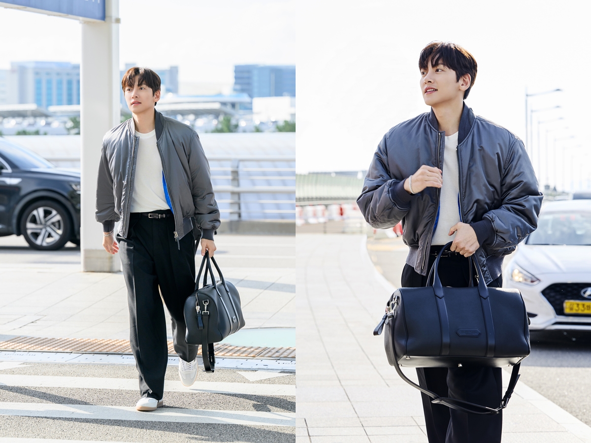 [공항패션] 지창욱, 톰포드 봄버 재킷 코디는 이렇게 775-Image