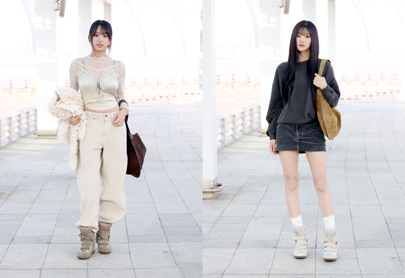 [공항패션] 키오프 나띠·하늘, 보헤미안 무드로 여친룩 완성 27-Image