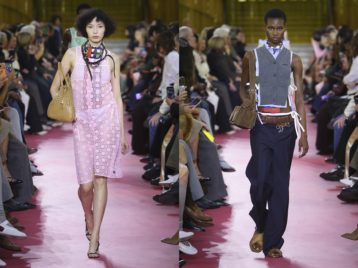미우미우, 파리서 2026 S/S 컬렉션 공개… 여성의 ‘일’ 조명 506-Image
