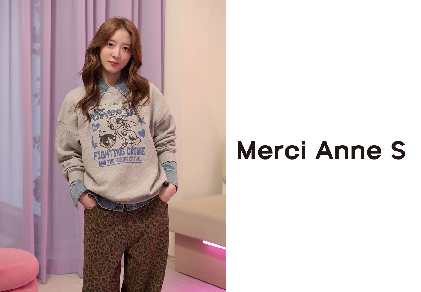 메르시앤에스, '파워퍼프걸'과 만났다... 유쾌한 컬래버레이션 3-Image