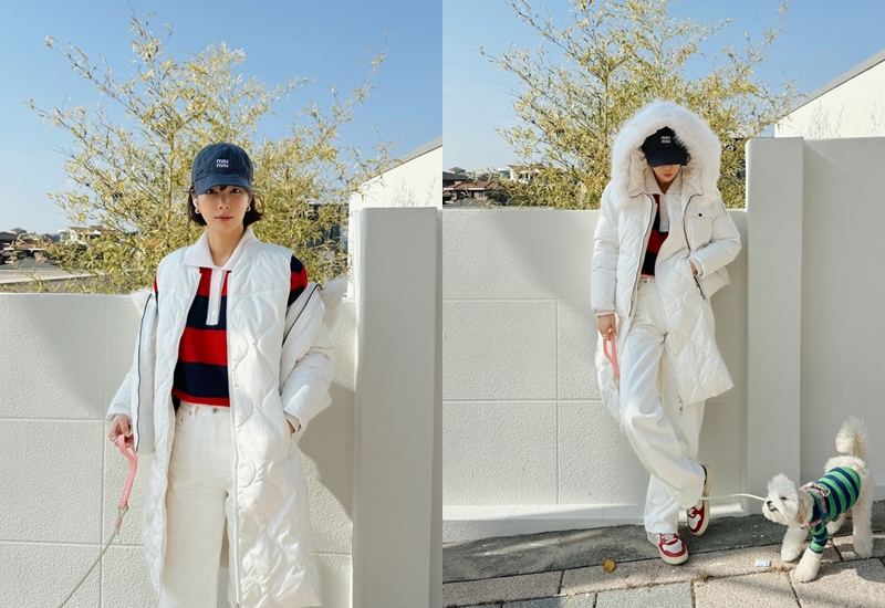 기은세 패딩 어디꺼?... 올리비아로렌, '하이브리드 아우터' 화제 27-Image