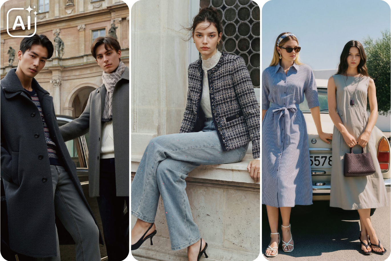 “AI 맞아?” 패션 화보가 바뀐다... 가상 모델 활용 러시 속 기획력 더 중요해져 3-Image