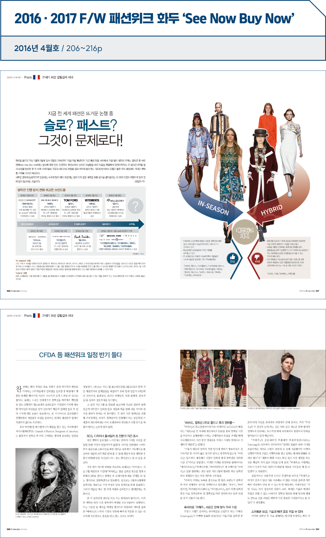 [패션비즈 아카이브] 기사로 보는 ‘10년 전 오늘’은? : 2016년 4월호 1149-Image