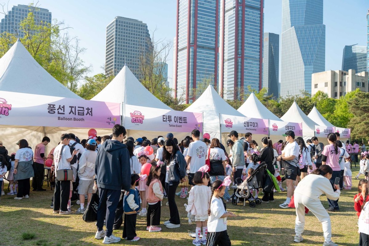 휠라키즈, 티니핑과 함께한 러닝 페스티벌 성료… 가족 약 3000명 참가  1541-Image