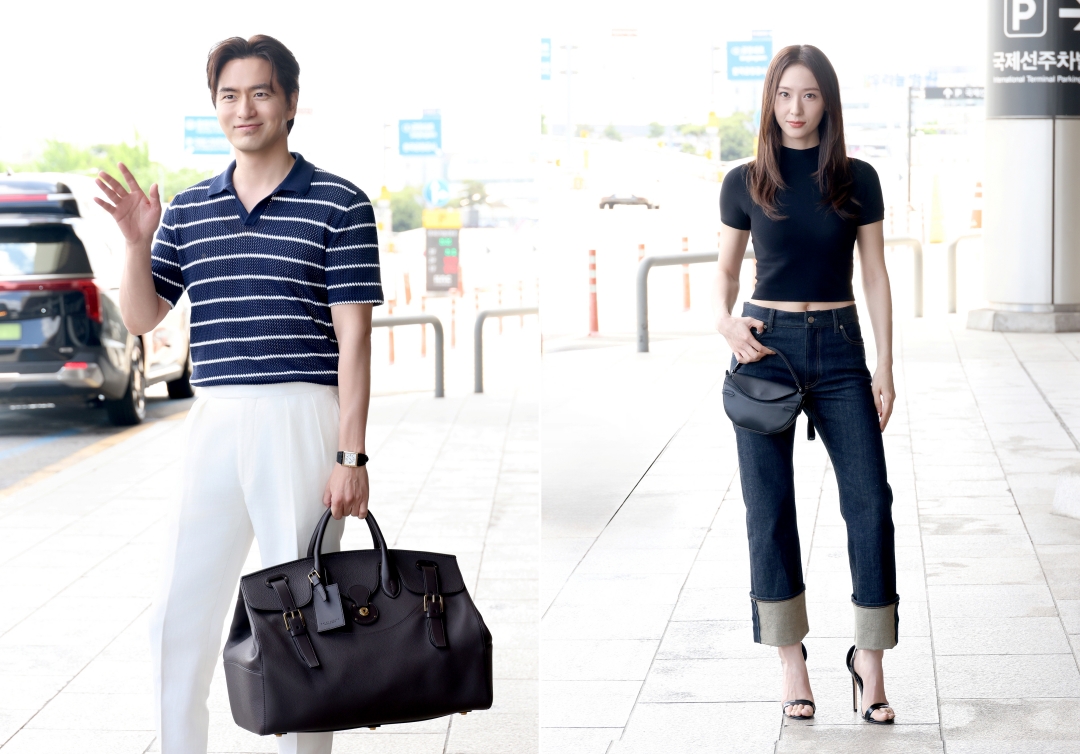 [공항패션] 배우 이진욱·정수정, 랄프로렌으로 완성한 출국 룩 3-Image