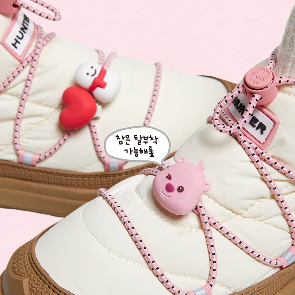 '팬심 저격' 헌터 x 잔망루피, 리미티드 패딩부츠 론칭 3-Image