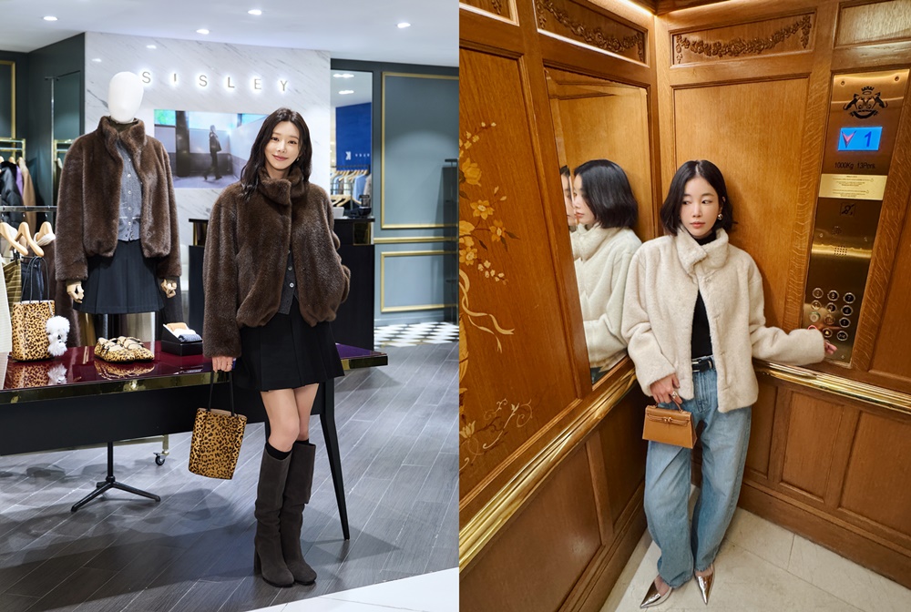 시슬리, 셀럽 착용 효과 톡톡… ‘페이크 퍼’ 아우터 인기  3-Image