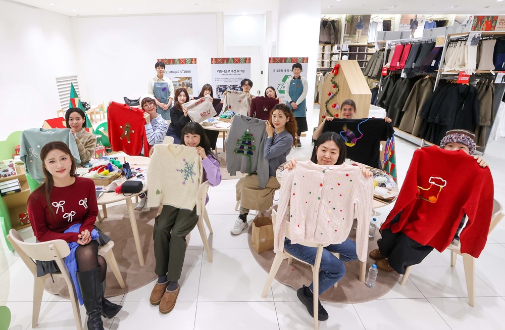 '오래 입는 문화 전파' 유니클로, 리유니클로 수선 워크숍 열어 3-Image