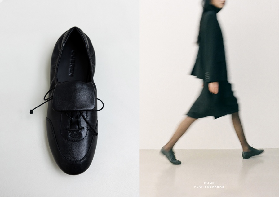 '정제된 감각으로 로마 재해석' 쿠에른, 로마 15·16 플랫 스니커즈 출시 3-Image